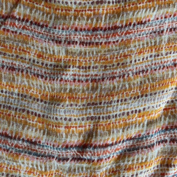 Striped Fall Color Scarf Wrap - Picture 4 of 4